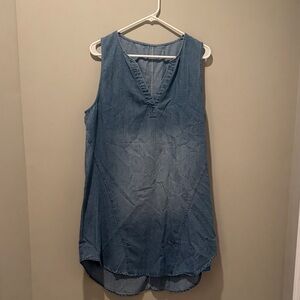 Denim Sleeveless Women's Dress